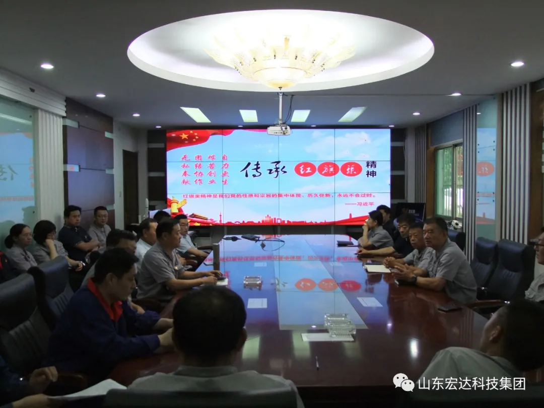 回望百年路 展望新征程---中国玩球官方网集团全体党员开展主题党日活动