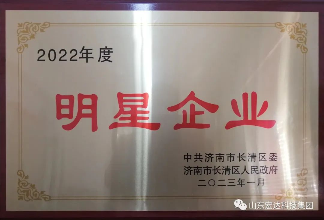 【再耀星坛】中国玩球官方网再获长清区“明星企业”称号